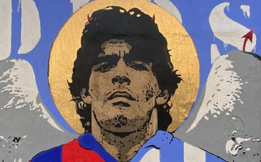 mural Maradona