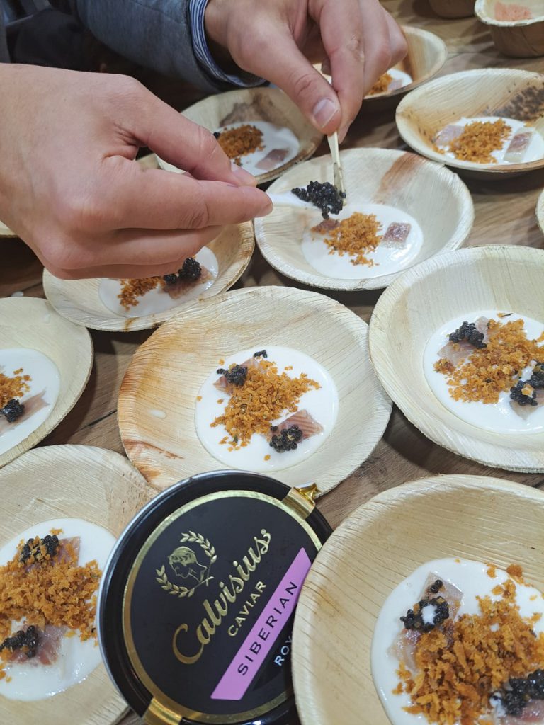 caviar gastronomía